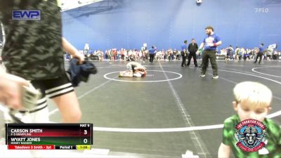 84 lbs Quarterfinal - Carson Smith, F-5 Grappling vs Wyatt Jones, Honey Badger