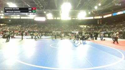 5A 150 lbs Champ. Round 1 - Nicolas Chavez, Burley vs Mathias Dalton, Emmett