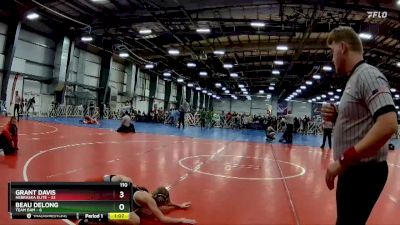 110 lbs Rd# 5- 3:45pm Friday Final Pool - Beau Delong, Team BAM vs Grant Davis, Nebraska Elite