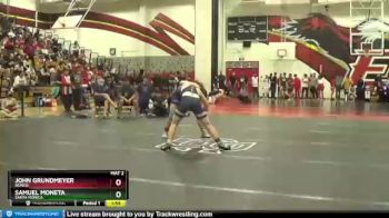 170 lbs Quarterfinal - John Grundmeyer, Norco vs Samuel Moneta, Santa Monica