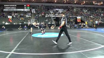 141 lbs Semifinal - Ronan Schuelke, McKendree vs Joseph Airola, Neb.-Kearney
