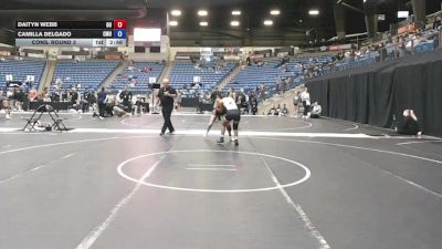 110 lbs Cons. Round 3 - Camilla Delgado, Central Methodist University vs Daityn Webb, Ottawa University