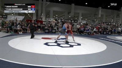 82 lbs Cons. Round 3 - Aidan Squier, Combat W.C. School Of Wrestling vs Tyler Cunningham, New York Athletic Club