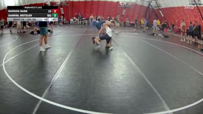 158-162 lbs Round 3 - Gabriel Metzler, Waunakee vs Hudson Babb, Illinois Top Dawgs