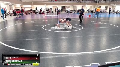 84 lbs Quarterfinals (8 Team) - Joseph Udermann, Foley vs Maxen Merritt, Canby