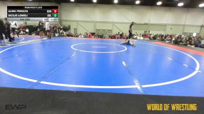 100 lbs Rr Rnd 5 - Alina Peralta, Scrappers 7-12 vs Sicilie Lomeli, Shelton Wrestling Academy 7-12