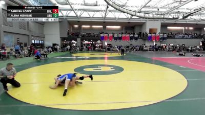 114 lbs Round Of 16 - Saniyah Lopez, Bunnell vs Alena Niziolek, Simsbury