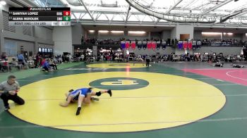 114 lbs Round Of 16 - Saniyah Lopez, Bunnell vs Alena Niziolek, Simsbury