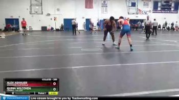 285 lbs Cons. Round 2 - Alex Ashauer, Wisconsin-Platteville vs Quinn Wilcoxen, Cornell College