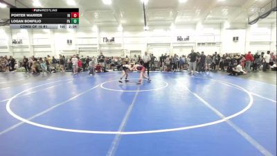 S-80 lbs Consi Of 16 #1 - Porter Warren, IN vs Logan Bonfilio, PA
