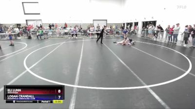 92 lbs Quarterfinal - Eli Lunn, Wisconsin vs Logan Crandall, Evansville Wrestling Club