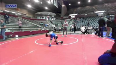 52 lbs 3rd Place - Kaysen Feazell, Conway Wrestling Club vs Wyatt Hughes, Mighty Bluebirds Wrestling