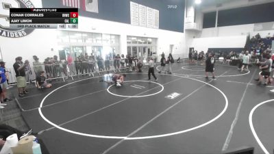 106 lbs 3rd Place Match - Ajay Limon, Cal-Grapplers vs Conan Corrales, Rough House Wrestling Club