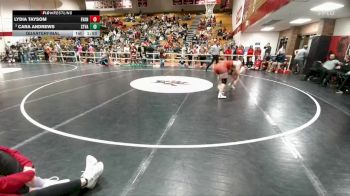 145 lbs Quarterfinal - Lydia Taysom, Evanston vs Cara Andrews, Star Valley