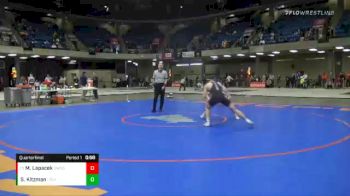 160 lbs Quarterfinal - Matt Lapacek, Downers Grove South vs Steven Kitzman, Dixon