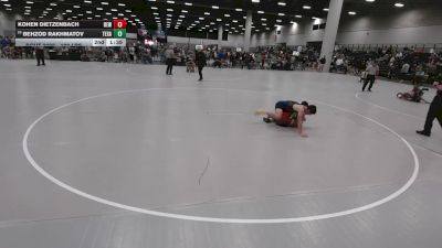 120 lbs Cons. Rd Of 16 - Kohen Dietzenbach, DC Elite Wrestling vs Behzod Rakhmatov, Texas