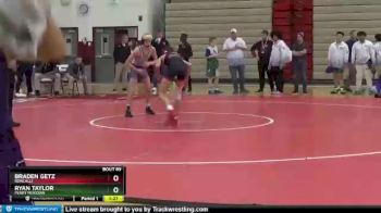 113 lbs Semifinal - Ryan Taylor, Perry Meridian vs Braden Getz, Roncalli