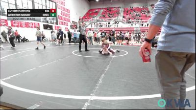 96 lbs Rr Rnd 4 - Corbin Hawkins, Noble Takedown Club vs Wheston Moudy, Division Bell Wrestling