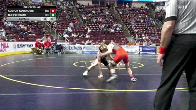 127 lbs Consi 3 - Auston Kosanovic, Avonworth vs Jax Fuhrman, Delone Catholic
