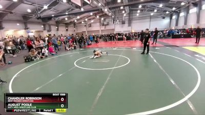 55 lbs Cons. Round 2 - Chandler Robinson, Best Trained Wrestling vs August Poole, Katy Area Wrestling Club