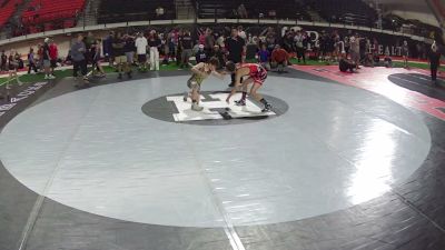 106 lbs Champ. Round 5 - Noah Ahn, Utah vs Caleb Weldon, Montana
