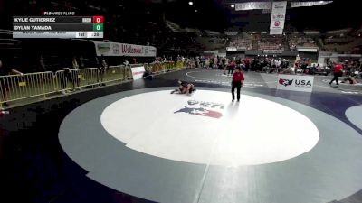 130 lbs Cons. Sub-semis - Kylie Gutierrez, Rodriguez High School Wrestling vs Dylan Yamada