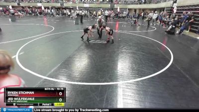 70-75 lbs Cons. Round 1 - Jed Wulfekuhle, DC Elite Wrestling vs Ryken Stichman, Wisconsin