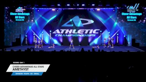 Cheer Advantage All Stars - AMETHYST [2024 L1 Youth - D2 - Small Day 1] 2024 Athletic Championships Grand Nationals