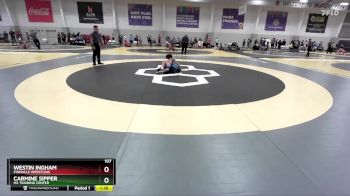 107 lbs 7th Place Match - Westin Ingham, PINnacle Wrestling vs Carmine Sipper, M2 Training Center
