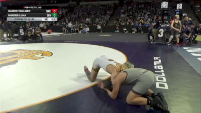 157 lbs Consi Of 32 #2 - Damen Vollmer, Temecula Valley (SS) vs Hunter Luna, Saint Francis (CC)