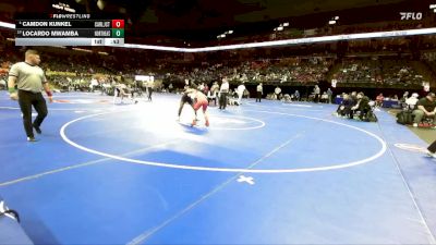 126 Class 3 lbs Cons. Round 2 - Locardo Mwamba, Northeast (Kansas City) vs Camdon Kunkel, Carl Junction