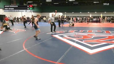 106 lbs Consi Of 32 #1 - Adam Froehlich, NJ vs Joey Synan, PA