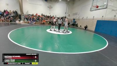 144A Champ. Round 1 - Nathan Schamel, Torrington vs Caide Peak, Natrona County