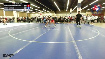 144 lbs Round Of 64 - Christopher Robinski, Carrollton Thunder Wrestling vs Krish Advani, Best Trained Wrestling