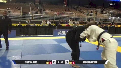 Gwen Mihaljevich vs Ginger K. Hines 2025 Pan Jiu Jitsu IBJJF Championship