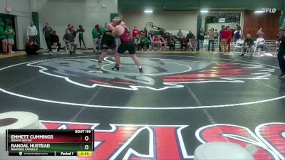 285 lbs Cons. Round 2 - Emmett Cummings, Bishop Ireton vs Randal Hustead, Roanoke Catholic