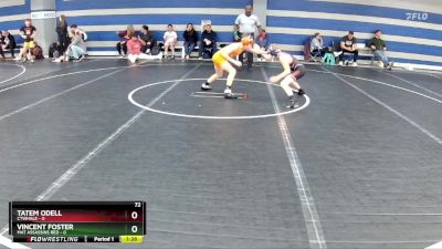 72 lbs Round 6 (8 Team) - Tatem Odell, CTWHALE vs Vincent Foster, Mat Assassins Red