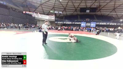86 lbs Cons. Sub-quarters - Ezekiel Jennings, South Kitsap Wrestling Club vs Silas DeBeaumont, Moses Lake Wrestling Club