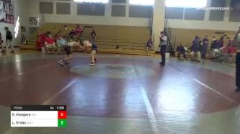 172 lbs Quarterfinal - Robert Rodgers, Red Land vs Levi Krebs, Central Dauphin East