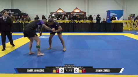 Jordan C Tesch vs Ernest Jan Magrys 2026 Pan IBJJF Jiu-Jitsu No-Gi Championship