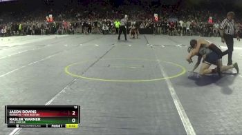 D2-120 lbs Cons. Round 2 - Rasler Warner, Gull Lake HS vs Jason Downs, Huron HS - New Boston