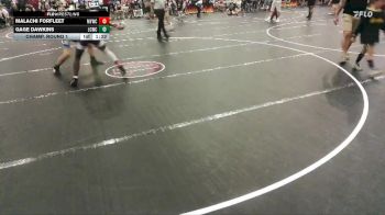 145/152 Champ. Round 1 - Malachi Forfleet, MBCRD Youth Wrestling Club vs Gage Dawkins, Lawrence County Wrestling Club