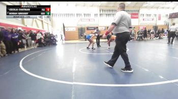 170 lbs Cons. Round 5 - Norah Grigsby, Heritage (Brentwood) vs Cecilia Chatman, Pittsburg Senior
