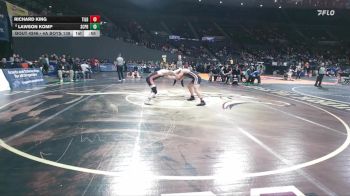 4A Boys 138 lbs Cons. Round 2 - Richard King, Tillamook Boys vs Lawson Komp, Scappoose Boys
