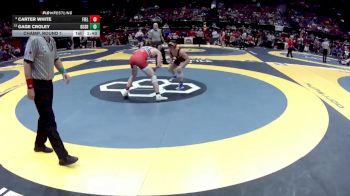 D2-157 lbs Champ. Round 1 - Gage Croley, Goshen vs Carter White, Field