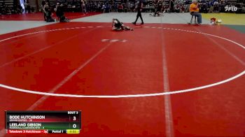 88 lbs Quarterfinals (8 Team) - Bode Hutchinson, Grand Rapids vs Leeland Gibson, Marshall/Lakeview/RTR