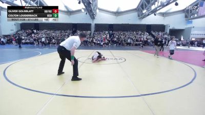 87-J lbs Round Of 32 - Oliver Goldblatt, High Pace Wrestling Club vs Colton Louderback, Neshaminy