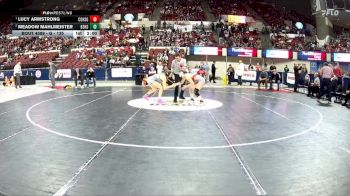 G - 135 lbs 1st Place Match - Lucy Armstrong, Conrad Girls vs Meadow Mahlmeister, Billings Senior High School Girls