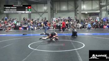 126 lbs Cons. Round 1 - Nate Creason, De Soto Kids vs Tegan Thrash, Maize