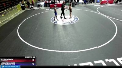 88 lbs Round 2 - Eli Mendoza, California vs Landon Jundt, Delta Wrestling Club